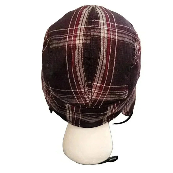 Hurley w Pendleton Purple Plaid Unisex Adult Lightweight Trapper Hat EUC - Picture 7 of 8